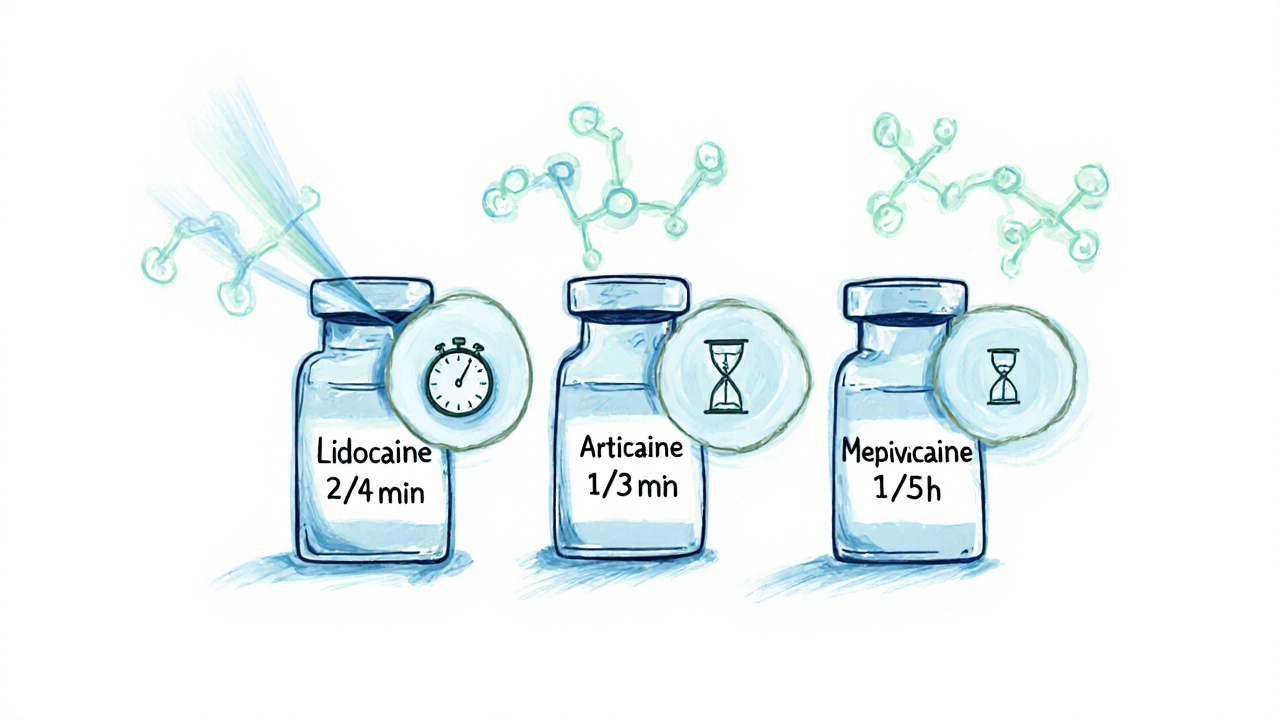 Common Local Anesthetic Agents Used in Dentistry