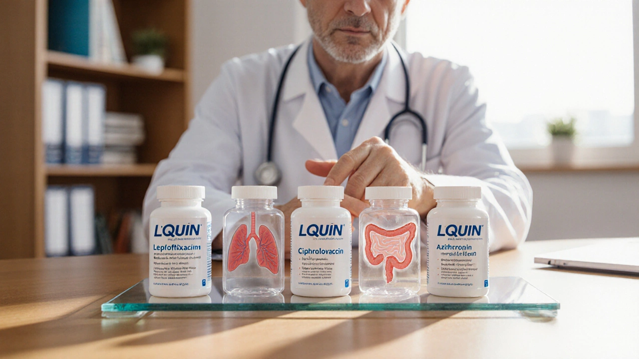 Levofloxacin (Lquin) vs Other Antibiotics: In‑Depth Comparison