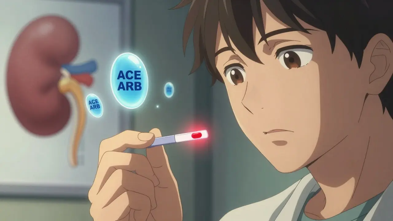 Diabetic Nephropathy: How ACE Inhibitors, ARBs, and Protein Control Protect Your Kidneys