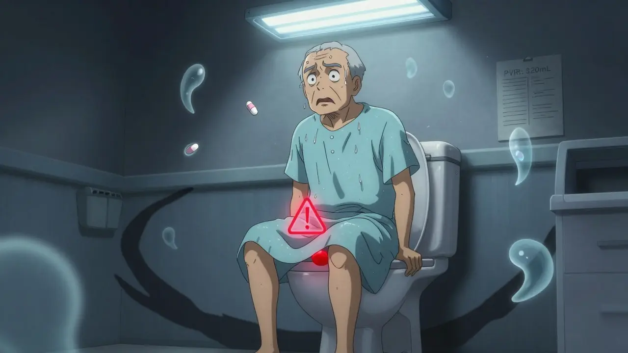 Urinary Retention from Medications: How Anticholinergics Risk Bladder Function